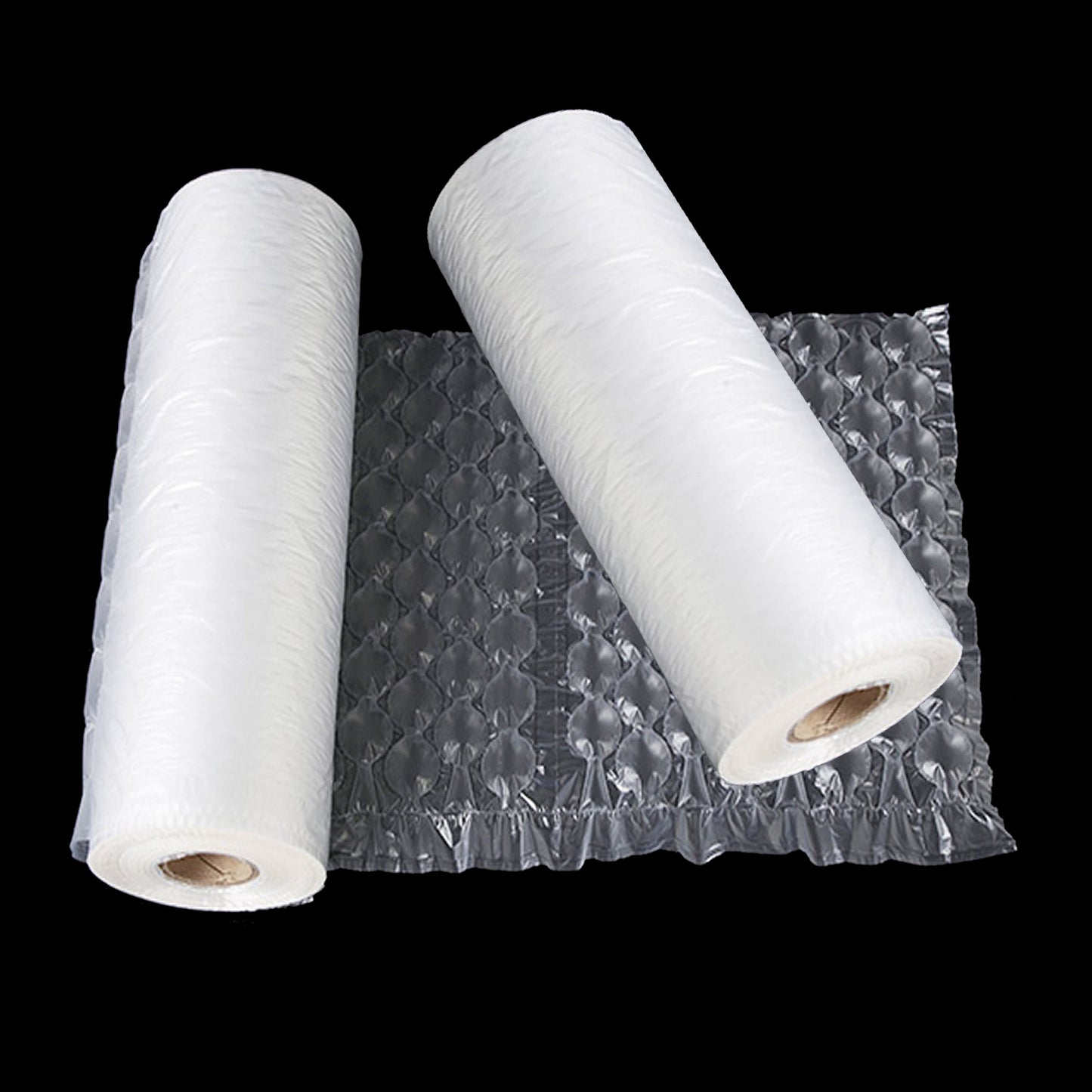 [2 ROLLS] Cycence Air Cushion Film - 16" x 12" x 984 Ft/Roll - Air Cushion Bubble Wrap for Packaging - Medium Bubble - B