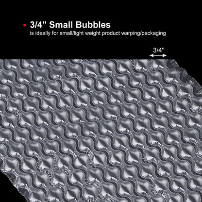 [2 ROLLS] Cycence Air Cushion Film - 16" x 12" x 984 Ft/Roll - Air Cushion Bubble Wrap for Packaging - Small Bubble - C