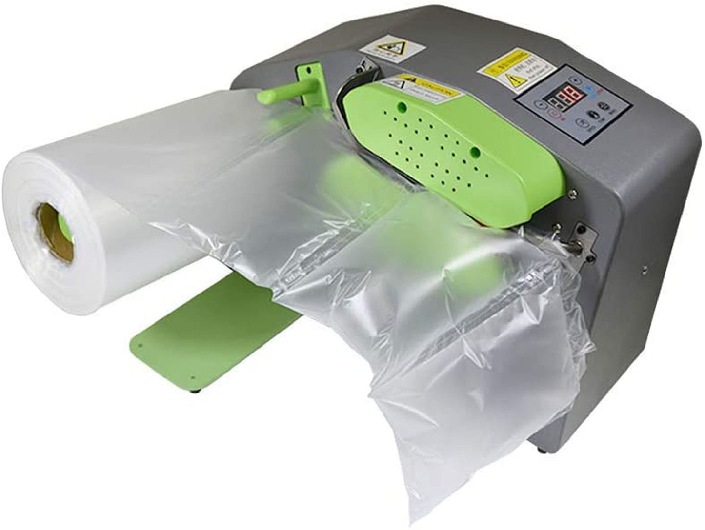 Cycence Air Packaging System Bundle- Automatic Air Bubble Wrap Inflator + 4 Rolls of 5"x8" Air Pillow Film Roll