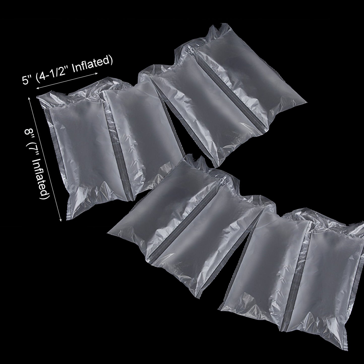 [2 ROLLS] Cycence Air Pillow Space Filler - 8" x 5" x 984 Ft/Roll - Air Pillow Packaging Space Filler